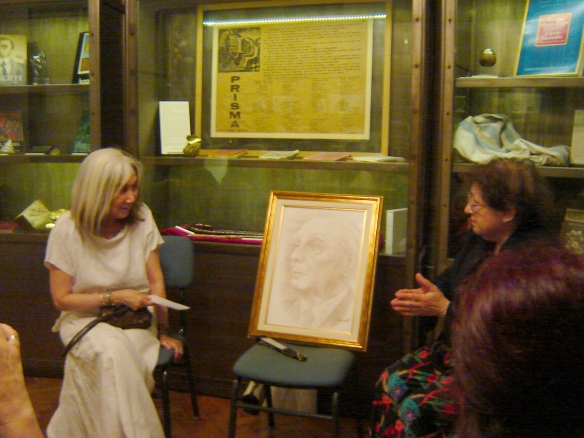 María Kodama, Fanny Diamant y el retrato entre ellas de J.L. Borges