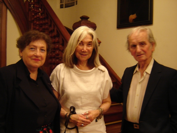 Fanny Diamant, María Kodama y Juan Kancepolski